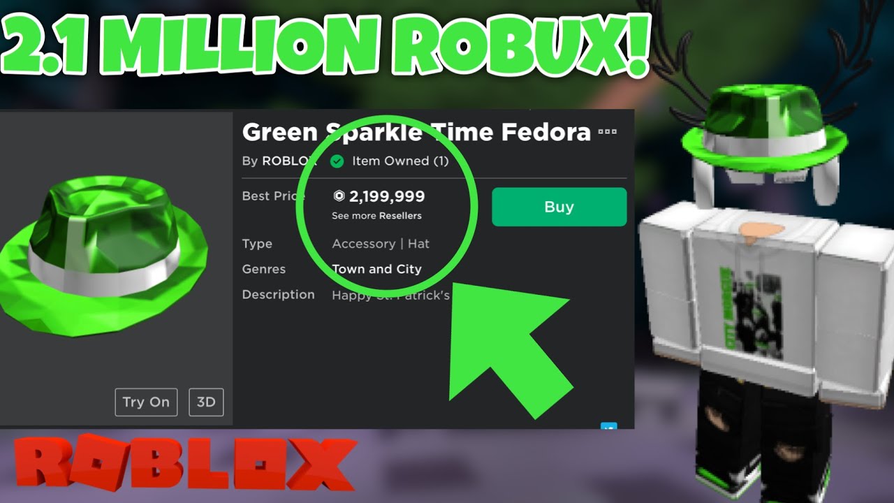 I Got Green Sparkle Time Fedora Roblox Trading Linux Os Of Future - roblox sparkle time valkyrie