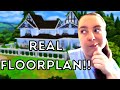 Real Floorplan Challenge Build: Victorian / Sims 4: Speed Build