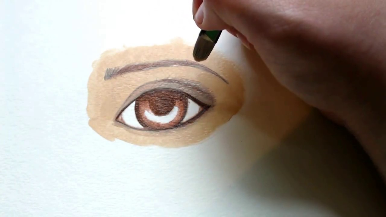 Beginner's Painting Demo How to Paint Eyes for Whimsical Faces part 1