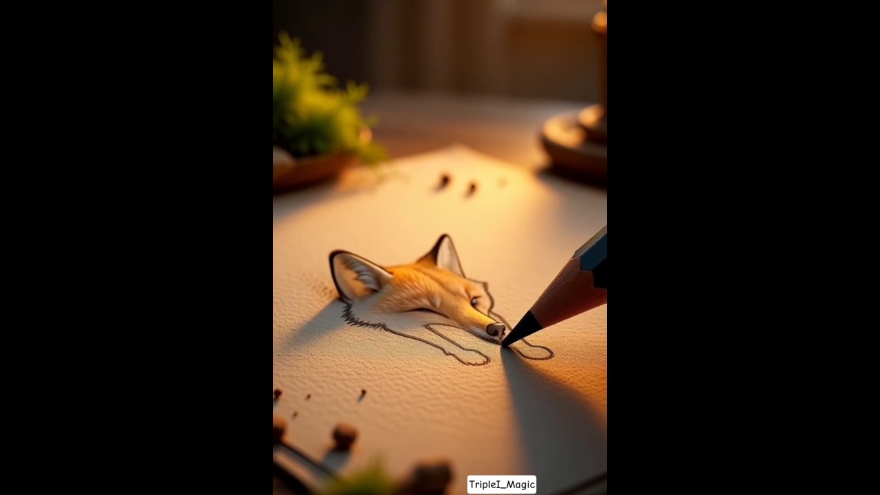 drawing of Wolf 🦊 