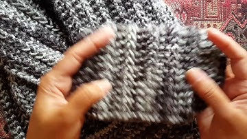 How to knit the 1-row repeat scarf: a Knittycat