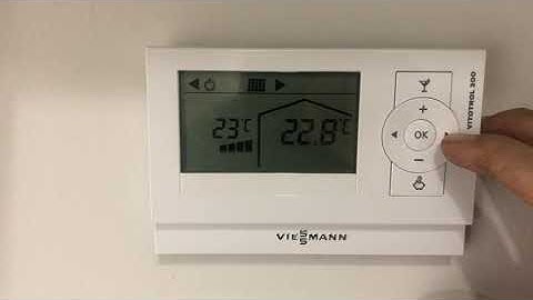Viessmann Vitotrol 200  How to use The Sistem, Start up instructions. Radio Thermostat WiFi Comand
