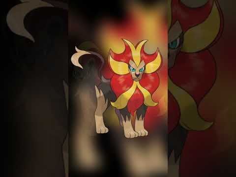 寶可夢圖鑑 #pokemon No.0668 火炎獅カエンジシ Pyroar #0668 #寶可夢卡牌 #pokemongo #寶可夢 #shorts #神奇寶貝 #第六世代