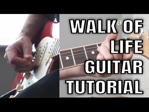 Walk Of Life Guitar Tutorial From Original Isolated Guitar Track