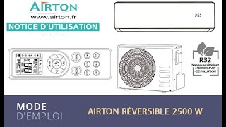 Déballage Et Installation Climatiseur Réversible Airton 2500 W