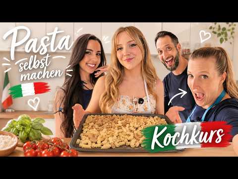 Wir lernen wie man Pasta SELBST zaubert! - Kochkurs in Italien! 🍝🇮🇹