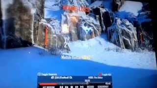 Crazy cross map combat axe kill!  Downhill