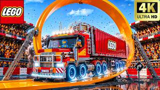 LEGO Car vs GIANT  360° Loop | LEGO Master Build