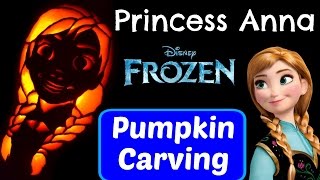 Pumpkin Carving Princess Anna Disney Frozen Princess Pumpkin Carving Ideas