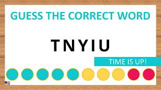 [Scrambled Word Game] Can You Unscramble These Words? 5 Letters screenshot 4