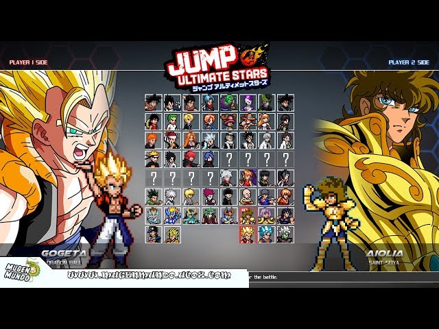 MugenMundo - JUMP FORCE MUGEN - 128 CHARS - DOWNLOAD