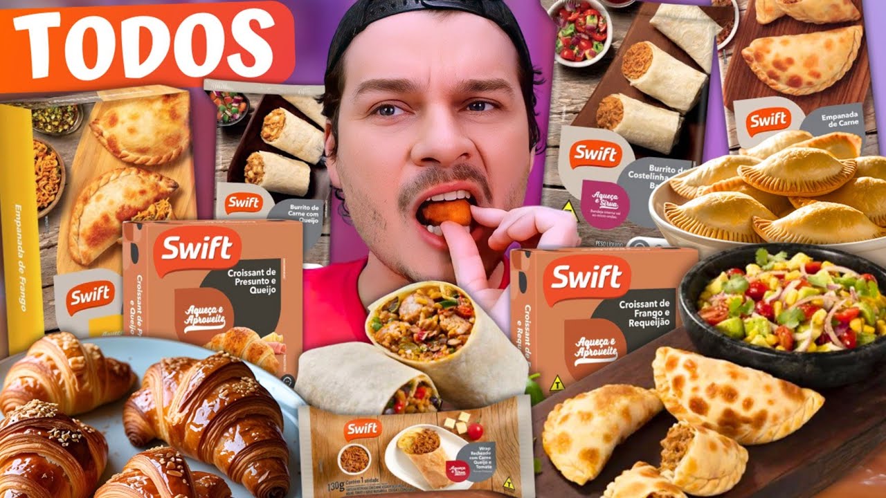 PROVAMOS TODOS OS SALGADOS DA SWIFT - Vale a pena?