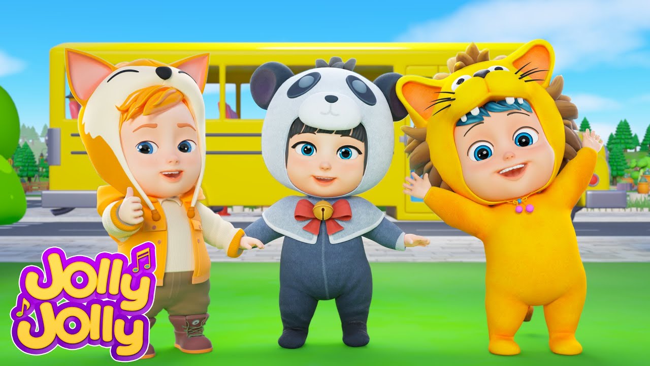 Sube al autobús | Las Ruedas Del Autobús | Jolly Jolly en Español - Canciones Infantiles