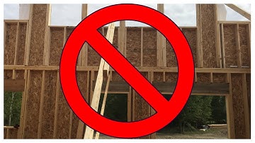 This is Not How to Frame a Tall Wall - Tall Wall Framing Mistakes Part 1