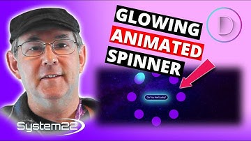 Divi Theme Glowing Animated Spinner With CTA On Hover 👈👈👈