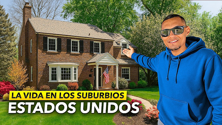 Asi se vive en los SUBURBIOS de ESTADOS UNIDOS🇺🇸