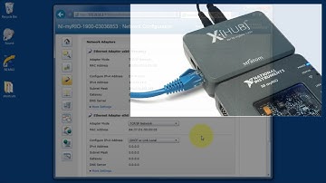 LabVIEW procedure: Create an Internet-capable wired network with PC