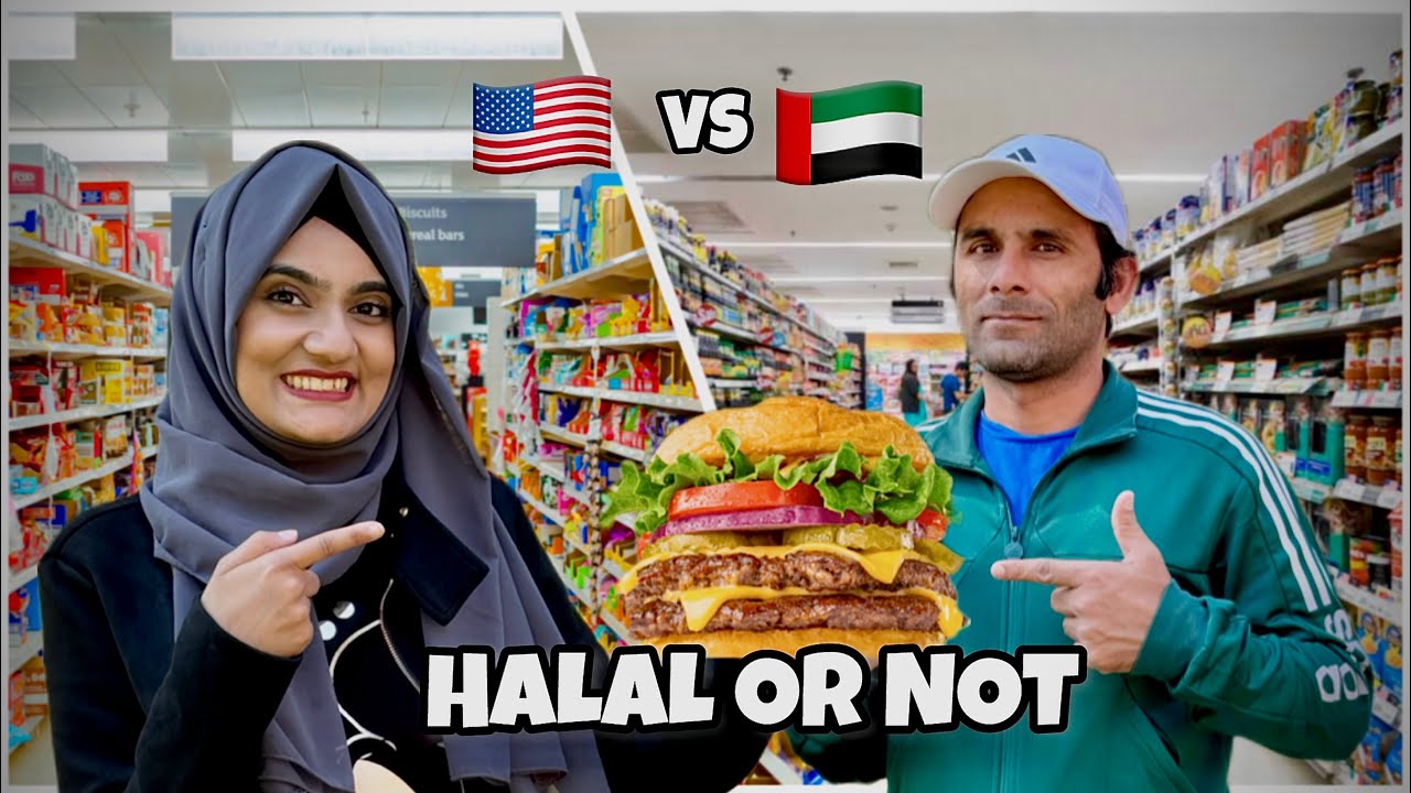 Finding Halal Food in USA vs UAE 🇺🇸 🇦🇪 | Sehrish and Luqman Vlogs! 