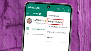 ✅ Como RECUPERAR conversaciones BORRADAS de WhatsApp 2024 Tutorial para recuperar Chats ELIMINADOS screenshot 5