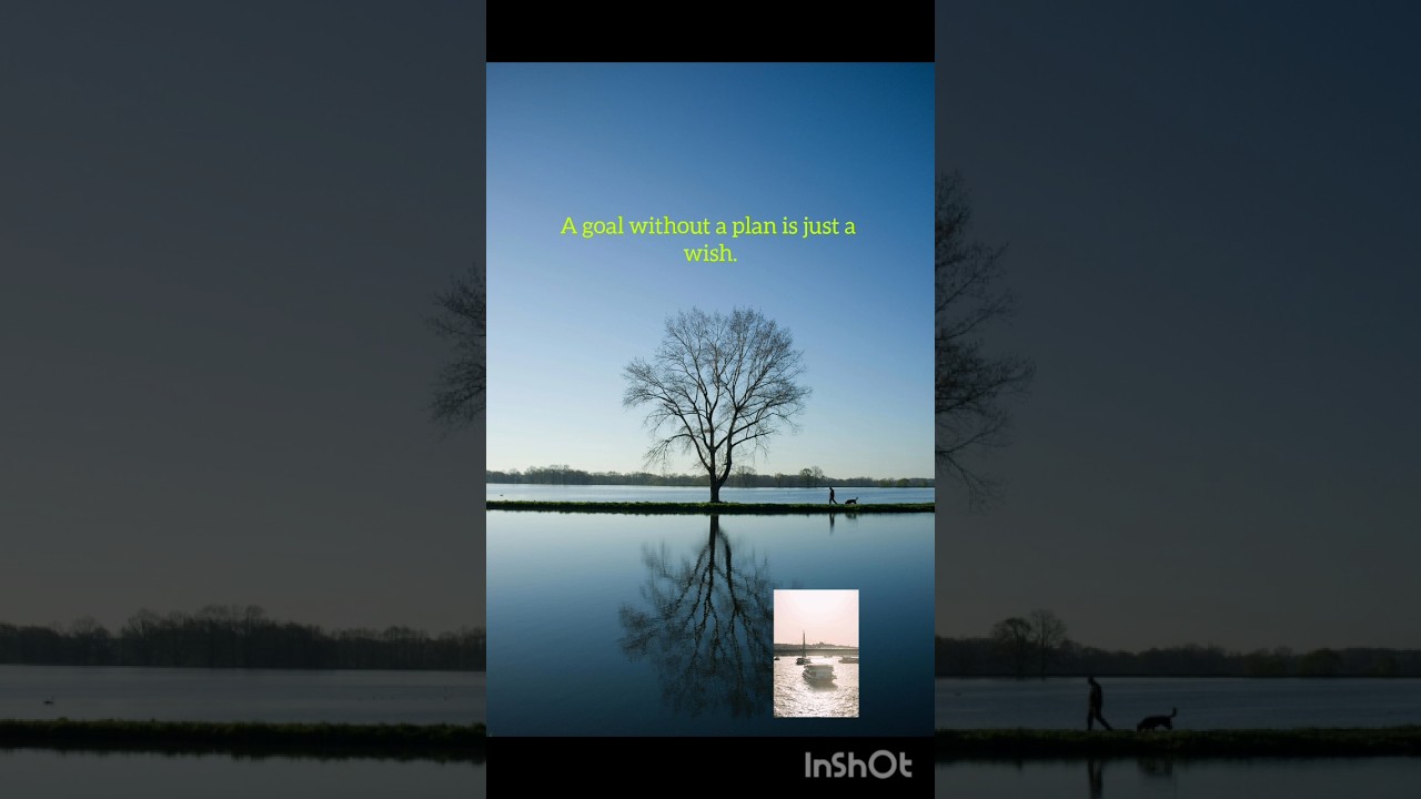 People with goals succeed because they know where they're going.  