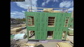 The Fletcher April 20 - May 8 | Second and Third Floor framing | Linden Hills Condos