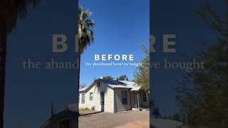 BEFORE + AFTER: Renovating an Abandoned Hotel! #shortsfeed #shortsvideo #shorts #beforeandafter