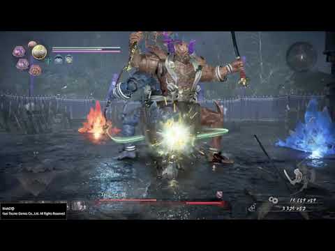 仁王2 (NG+) - 旋棍 VS 両面宿儺 ノーダメージ (アイテムなし)