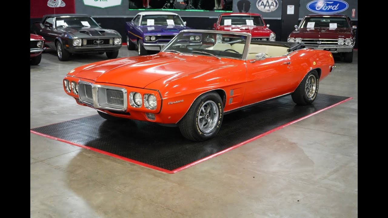1969 PONTIAC FIREBIRD CONVERTIBLE - YouTube