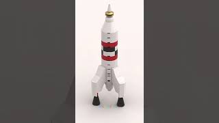 Make Rocket Lego #lego #legoanimation #rocket #space #spacex #legostopmotion #easy #ideas