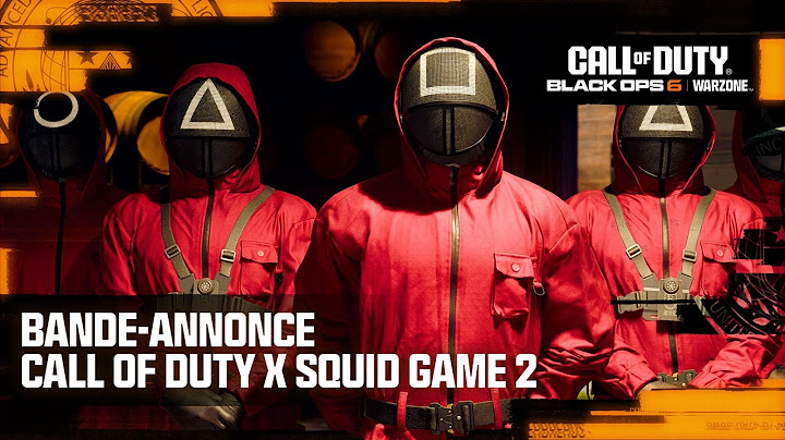 Bande-annonce Call of Duty x Squid Game | Call of Duty: Warzone et Black Ops 6