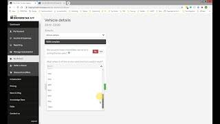 The Drivers Tax App - Onboarding - Account Set Up