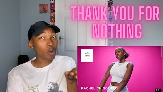 Rachel Chinouriri - Thank You For Nothing | A COLORS SHOW| Reaction