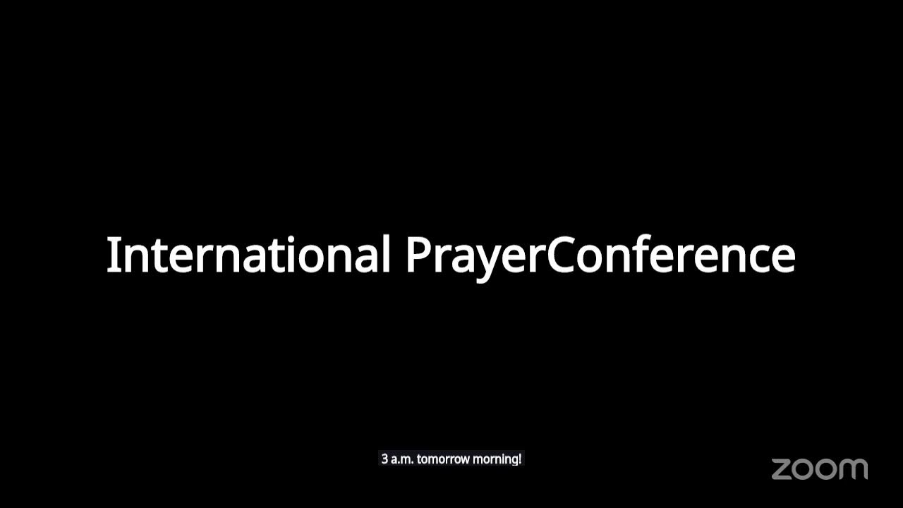Breaking of the day Prayer Conference 70 Weeks