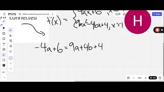 AP Calc MC: Differentiable Piecewise Function