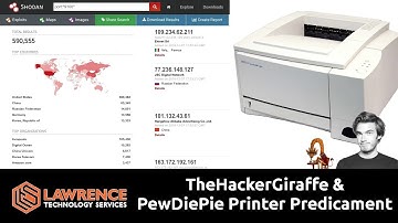 TheHackerGiraffe & PewDiePie Printer Predicament Using The Printer Exploitation Toolkit PRET