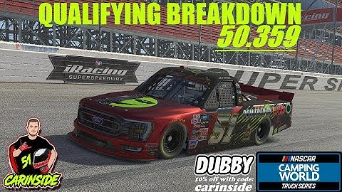 Qualifying Breakdown // iRacing C-Fixed Trucks at iRacing Super Speedway