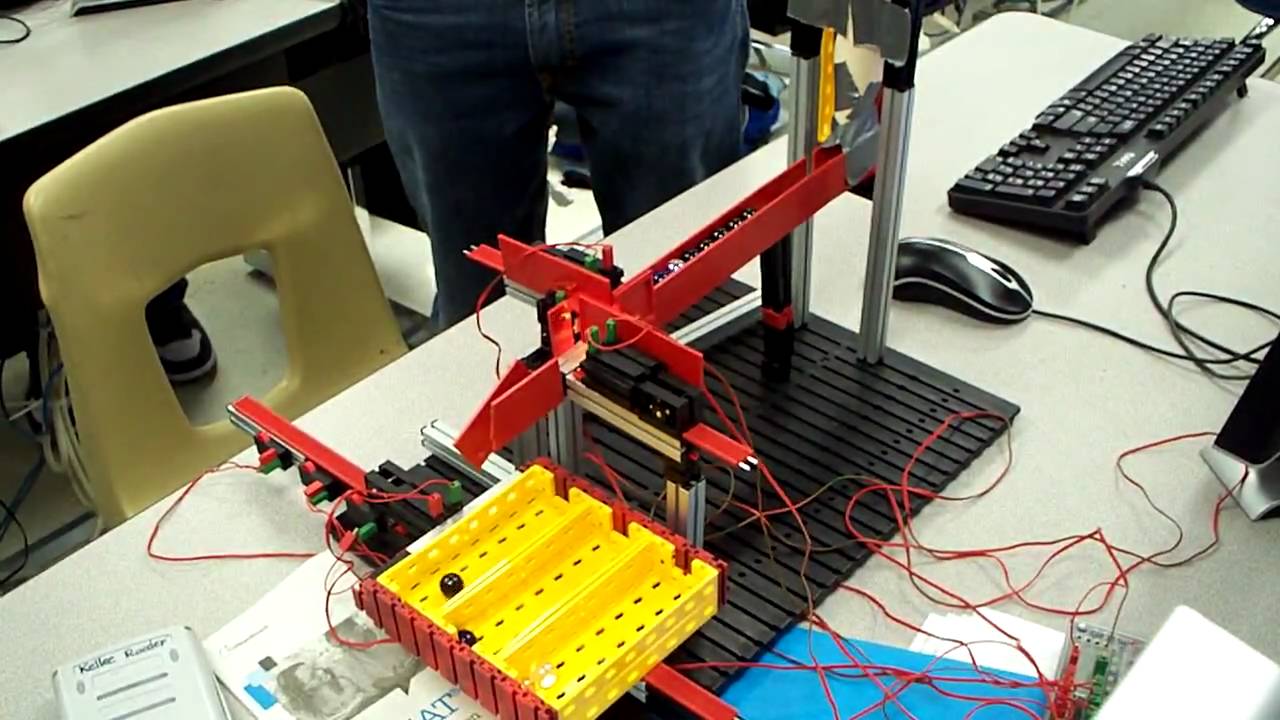 fischertechnik marble sorter