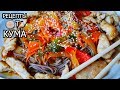 Гречневая лапша с курицей (Buckwheat noodles with chicken)