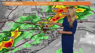 Strong storms expected in Southeast Texas and Houston area on Thursday afternoon/evening