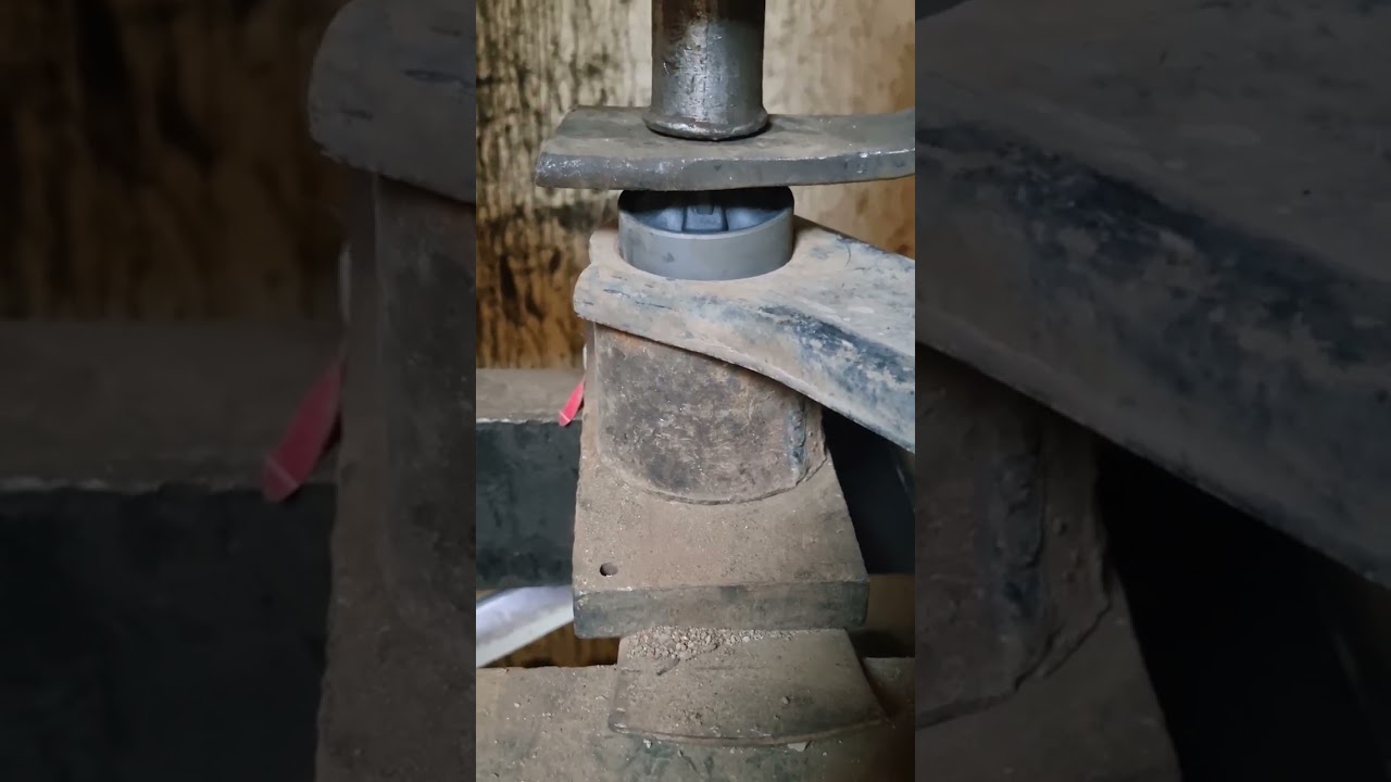 a simple way to press the lower arm bush