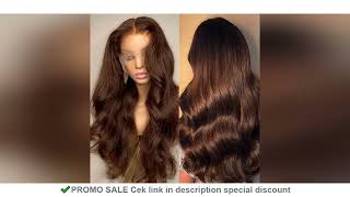 13x4 Chocolate Brown Lace Front Human Hair Wigs Body Wave Human Hair Wig Dark Brown 13x6 Hd Lace Fro