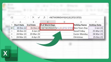 How to Use the NetworkDays Function in Excel | Microsoft Excel Tutorial (2025)