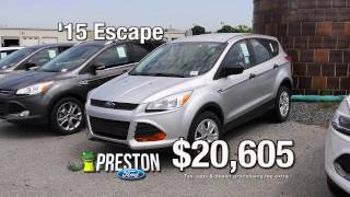 Preston Ford's Lowest Pricing with the August Tent Event