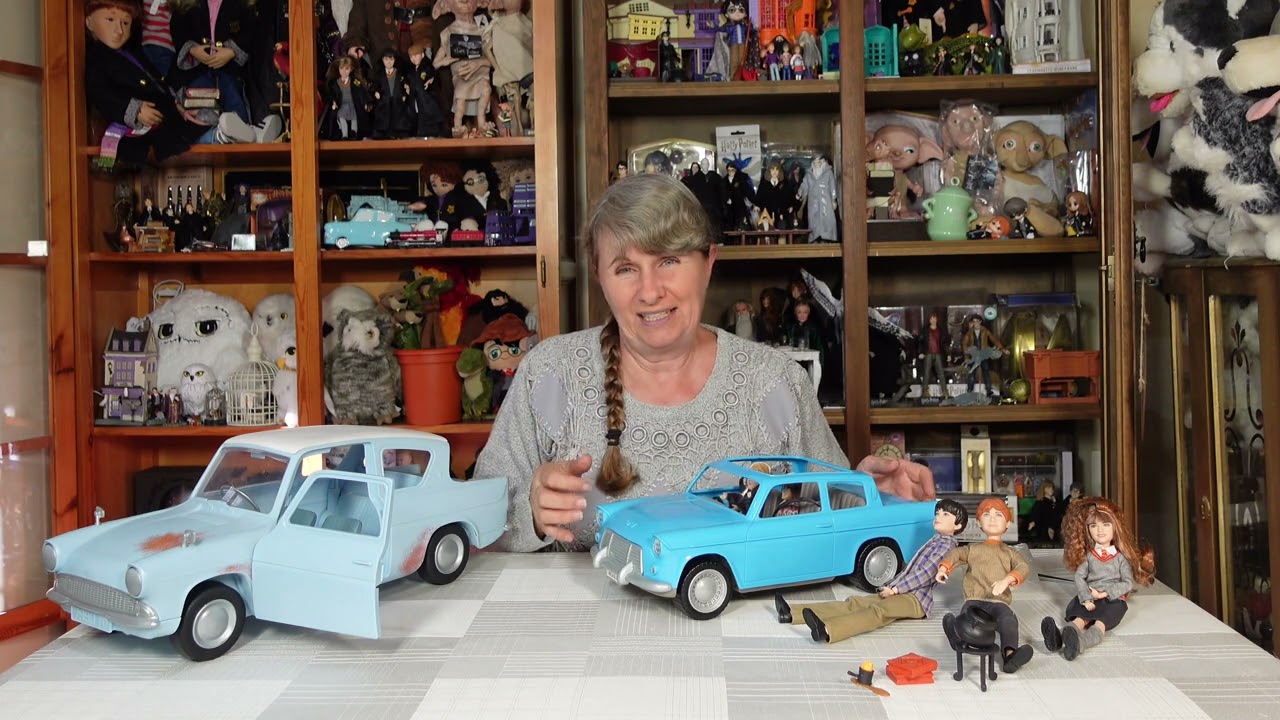 Unboxing Harry Potter Mattel Ford Anglia  Flying Cars 2001 & 2022