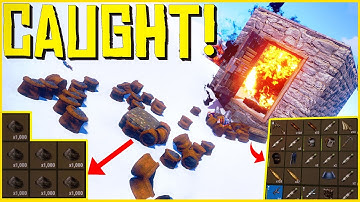 CAUGHT HIM MOVING GUNPOWDER - Rust Raids PvP