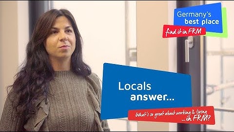 Locals answer: Short distances make FranfurtRheinMain so appealing