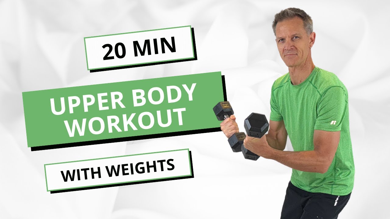 20 Minute Upper Body Workout At Home With Dumbbells - YouTube