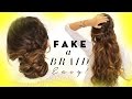 ★ 3-Minute EASY HAIRSTYLES | Fake Ladder-Braid for Long Medium Hair