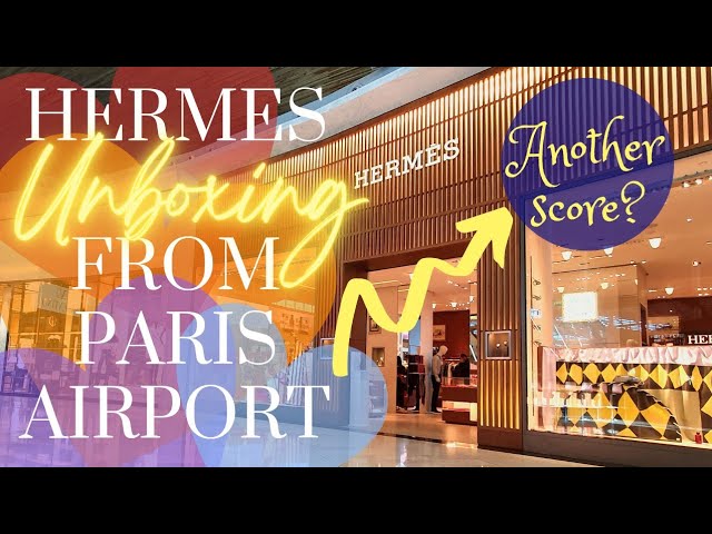 ✈️CDG PARIS AIRPORT SHOPPING VLOG ✈ LOUIS VUITTON ✈ HERMES