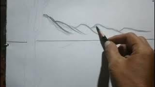 Cara melukis Indahnya Laut Cina Selatan Saat Matahari Terbit